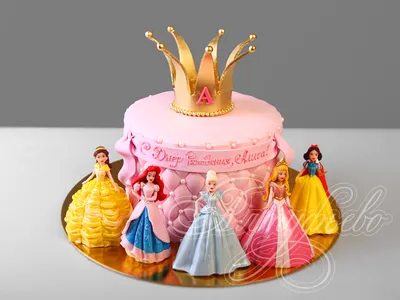 Торт Принцессы Диснея 06112120 стоимостью 13 875 рублей - торты на заказ  ПРЕМИУМ-класса от КП «Алтуфьево»