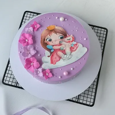 Детский торт принцесса №4335 купить по выгодной цене с доставкой по Москве.  Интернет-магазин Московский Пекарь