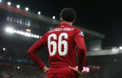 Футбольная форма Liverpool 66 Alexander-Arnold домашняя подростковая 41926  купить в SOCCER-SHOP - Футбольный интернет-магазин