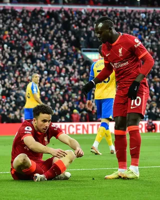Футболист «Ливерпуля» Диогу Жота отпраздновал гол имитацией игры в FIFA 22