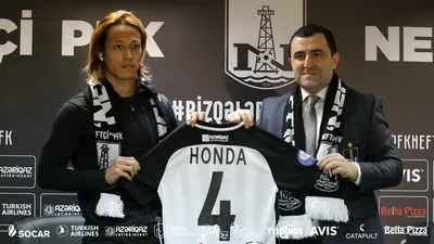 Кейсукэ Хонда прибыл в Баку для подписания контракта с \"Нефтчи\"