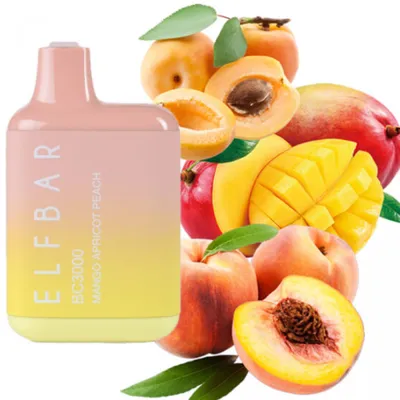 Электронные сигареты Elf Bar BC3000 Mango Apricot Peach (Ельф бар Манго  Абрикос Персик) - купить с доставкой по Киеву и Украине - цены на  Электронные сигареты Elf Bar BC3000 Mango Apricot Peach (