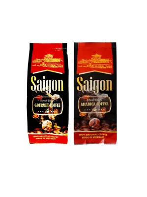 Вьетнамский кофе в зернах SAIGON ARABICA + GOURMET (Сайгон Арабика + Арабика-Робуста),  500г - Вьетнамский кофе и чай Savatava