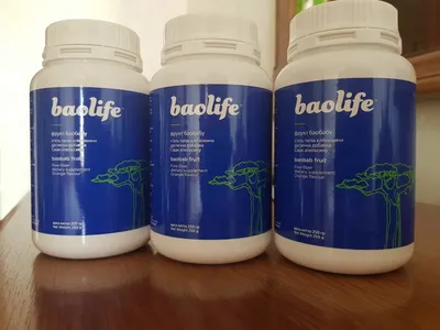 BaobabLife - внешний вид и что написано на банке.