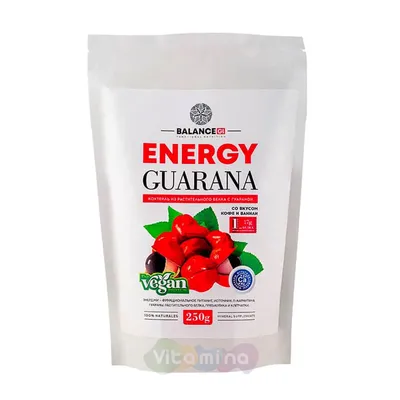 BALANCE GL Коктейль Гуарана Coctail Guarana, 250 грамм купить в  интернет-магазине Vitamina, цена, отзывы