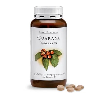 S.B. - Гуарана «Guarana» 400 мг, 250 таблеток - цена 620 грн. | Sanct  Bernhard
