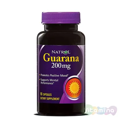 Natrol Guarana (Гуарана) - купить в интернет-магазине Vitamina, цена, отзывы