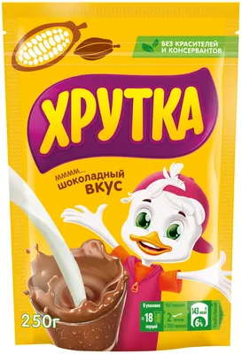 Хрутка Какао-напиток быстрорастворимый, пакет, 500 г — купить в  интернет-магазине по низкой цене на Яндекс Маркете