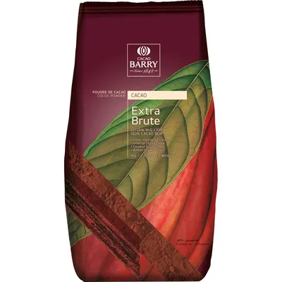 Какао-порошок Extra Brute 22-24%, Cacao Barry, Франция, 500 г - Цена в  Москве