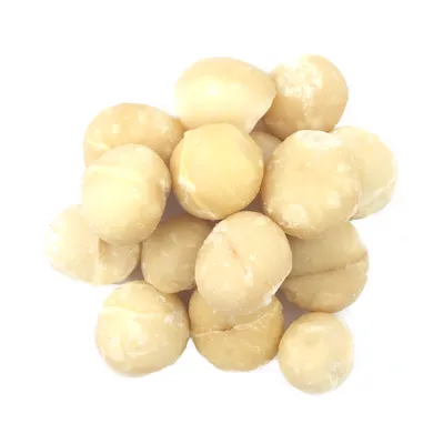 Закрытые орехи макадамии на белом фоне Стоковое Изображение - изображение  насчитывающей бело, гайка: 168970011