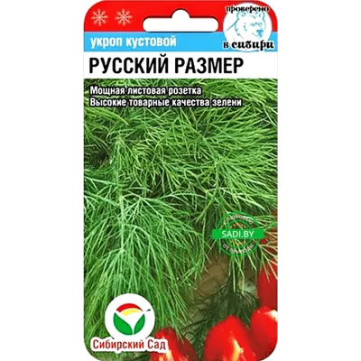 Заказать укроп кустовой Русский размер 2 г по выгодной цене в Беларуси