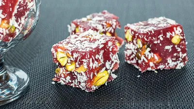 Rahat Lukum Fruit 🍭 Oriental sweets at Home ✧ IrinaCooking 🍭 - YouTube