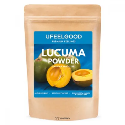 Лукума молотая Lucuma powder Ufeelgood 100 г 230226 купить в  интернет-магазине Всё Полезно с доставкой по Минску и Беларуси