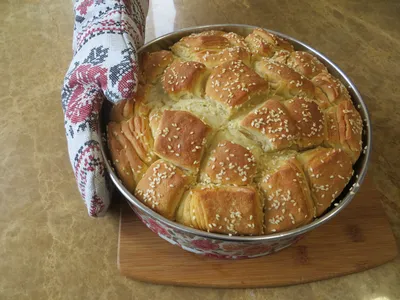 Сливочный хлеб из восьми лепешек / Обезьяний хлеб | Пикабу