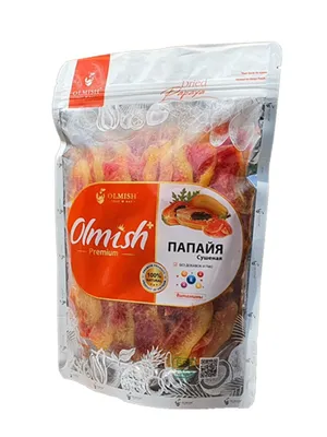 Папайя сушеная без сахара, 500гр Olmish Asia Food 13202916 купить в  интернет-магазине Wildberries