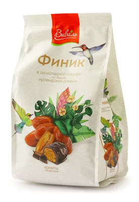ВИВАЛЬ Финик в шоколаде со вкусом ирландских сливок 200г - купить в  интернет-магазине shopgf.ru