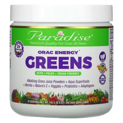 Paradise Herbs, ORAC-Energy Greens, 182 г (6,4 унции) c доставкой с  iHerb.com