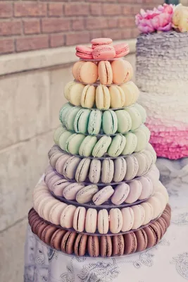 Свадебные торты из макарон (le macaron)