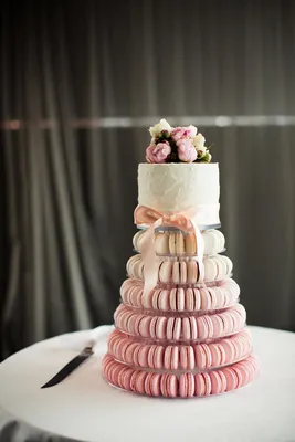 Свадебные торты из макарон (le macaron) | Macaroons wedding, Macaroon cake,  Wedding macarons