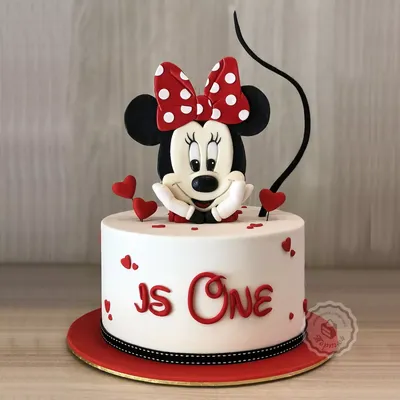 No photo description available. | Mickey cakes, Mickey mouse cake, Minnie  mouse cake