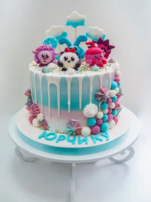 Торт смешарики | Baby birthday cakes, Kids cake, Cake