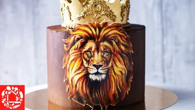 торт со львом фото