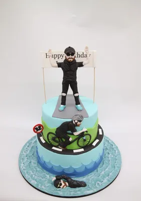 Торт для велосипедиста - подарок спортсмену на день рождения - Торты на  заказ Киев, Кондитерская с многолетним опытом Cupcake