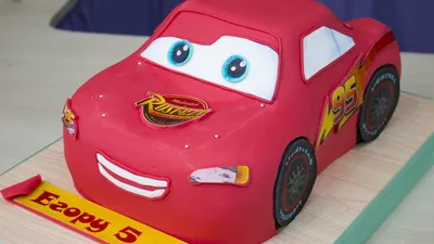 3д торт \"Молния Маквин\" из м/ф \"Тачки\" /3D cake, \"Lightning McQueen\" from  \"Cars\"cartoon Я - ТОРТодел - YouTube