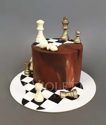 Торт шахматная доска | Шахматный торт, Шахматные доски, Торт