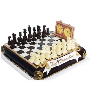 Праздничный торт Шахматы – купить за 3 600 ₽ | Кондитерская студия LU TI SÙ  торты на заказ
