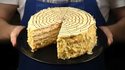 Торт Эстерхази без муки! Это самый вкусный миндальный торт. Так вкусно! -  YouTube