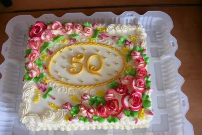 Юбилейный торт для женщины - 66 photo