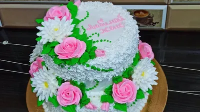 On the anniversary cake / Decoration cake /Natalie Cake | Юбилейные торты,  Украшение торта, Красивые торты