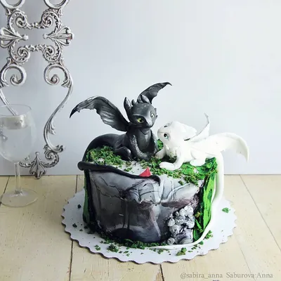 Toothless and Light Fury cake | Dragon cakes, Dragon birthday cakes,  Toothless cake