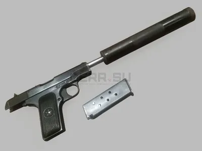 Глушитель для пистолета ТТ с цельнофрезерованным сепаратором купить в  Москве,цена,фото,отзывы