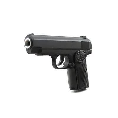 Пистолет с глушителем металлический игрушечный (ТТ), стреляет пульками 6мм  Smart k112s — купить в интернет-магазине OZON с быстрой доставкой