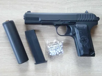 Детский пистолет Тульский Токарева, металл, игрушечный ТТ с глушителем: 575  грн. - Іграшки Одеса на Olx