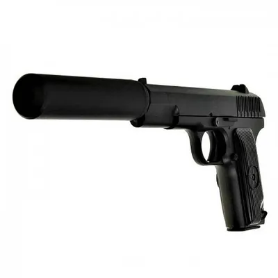 Игрушечный пистолет на пульках \" Пистолет TT\" Galaxy G33A ТТ металл c  глушителем черный | Купить в интернет-магазине Goodtoys