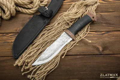 Нож туристический НС-28 (X50CrMoV15, Наборная кожа, Текстолит) stilm-0061  купить по цене 3200 руб