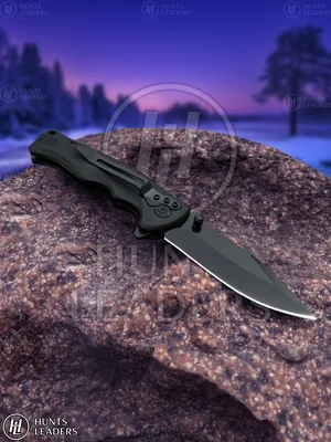 Складной туристический нож черный Hunts Leaders 16855497 купить за 525 ₽ в  интернет-магазине Wildberries