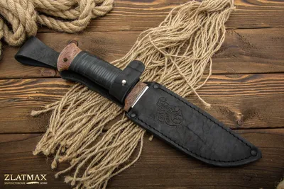 Нож туристический НС-28 (X50CrMoV15, Наборная кожа, Текстолит) stilm-0061  купить по цене 3200 руб