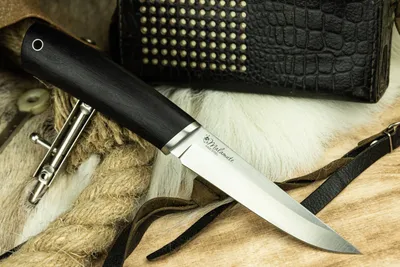 Туристический нож Malamute 440С Stonewash Limited - Kizlyar Supreme