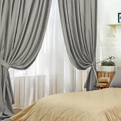 Тюль в спальню в современном стиле дизайн и фото