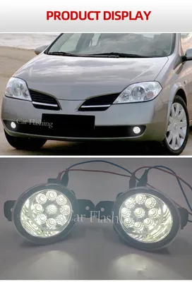 Nissan Primera P12, установка линз Bi-Led Optima Pro + покраска в  Санкт-Петербурге