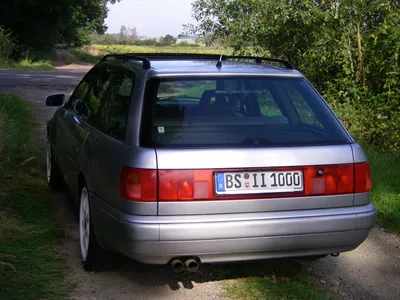 Накладка на передний бампер Zender на Audi 100 C4