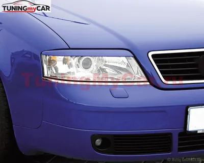 Тюнинг от TuningMyCar. РЕСНИЧКИ НА ФАРЫ AUDI A6 C5 1997-2004