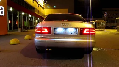 Тюнинг оптики Ауди А8 D2 LED-Tuning.ucoz.ru - YouTube