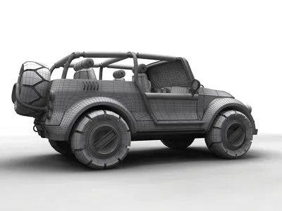 Restyling GAZ-69 3D Model $189 - .max .obj - Free3D