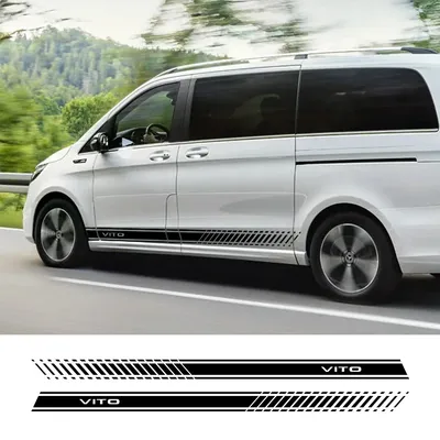 2 шт. автомобильные наклейки для Mercedes Benz Vito V Class Viano W447 V260 W639 W638 Marco Polo Camper Van тюнинг аксессуары виниловые наклейки | автомобильные наклейки