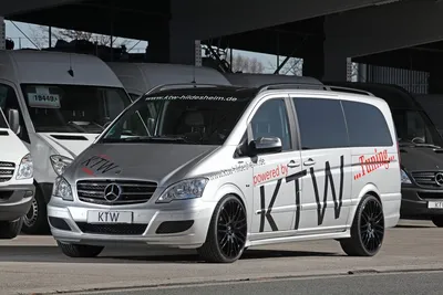 Mercedes-Benz Viano Minivan Powered Up, Courtesy of KTW Tuning | Carscoops